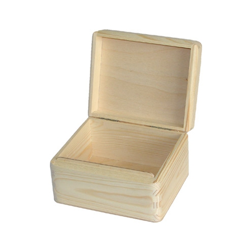 Wooden box with a small age