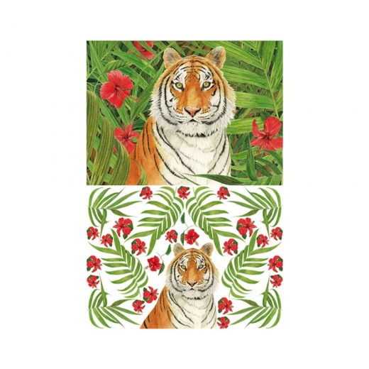 Papier do decoupage tygrys 48,5x68cm