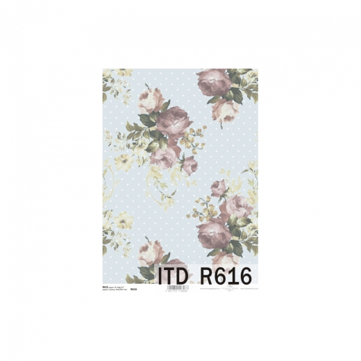 Rice decoupage paper A4 ITD R616