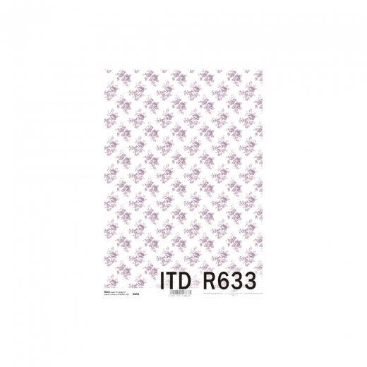 Papier ryżowy do decoupage A4 ITD R633 róże