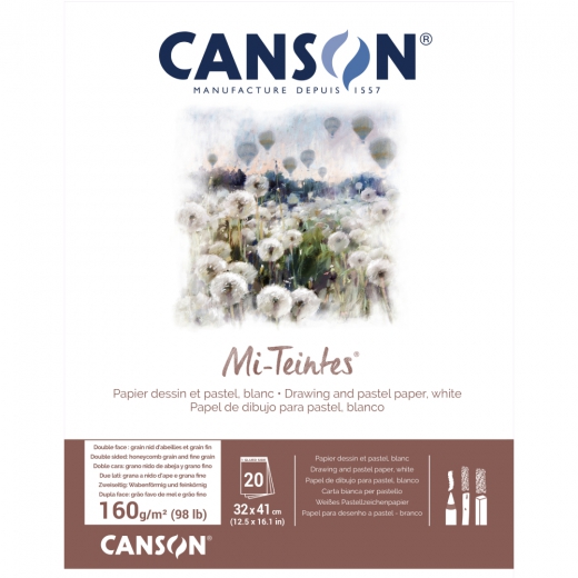 Canson Pastel Block Mi-Teintes 32x41 160g 20 sheets