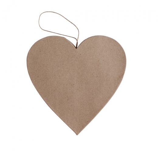 Happy Color kształt z papier mache big heart 19x2,5 cm