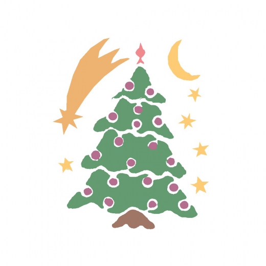 Christmas template -  christmas tree