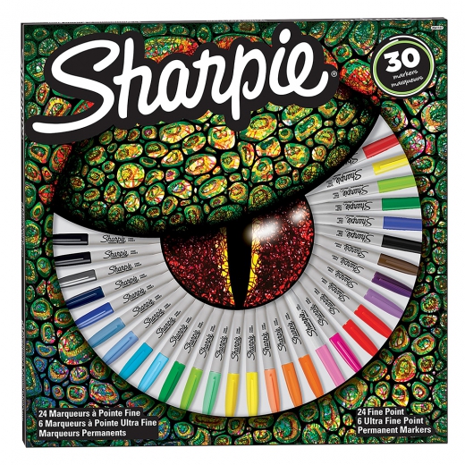 Sharpie set of permanent markers 30 pieces