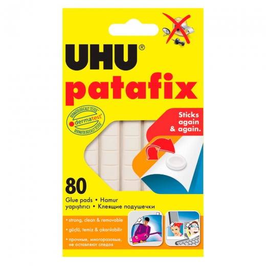 UHU patafix biała masa samoprzylepna 80 sztuk
