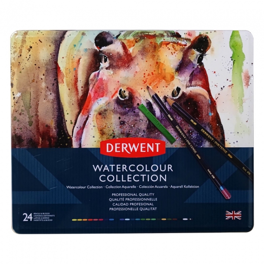 Derwent watercolor collections set of 24 watercolor elements