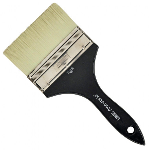 Liquitex free style flat brush short handle