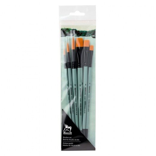 Renesans set of 6 different synthetic brushes 1006F, R