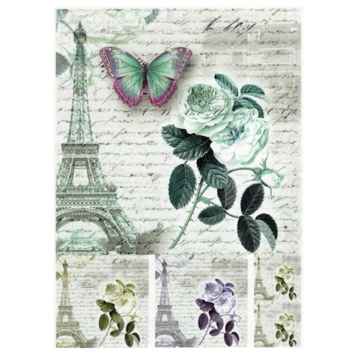 Rice decoupage paper A4 ITD R739