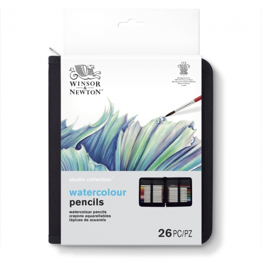 Winsor&Newton studio collection watercolor pencils set in case