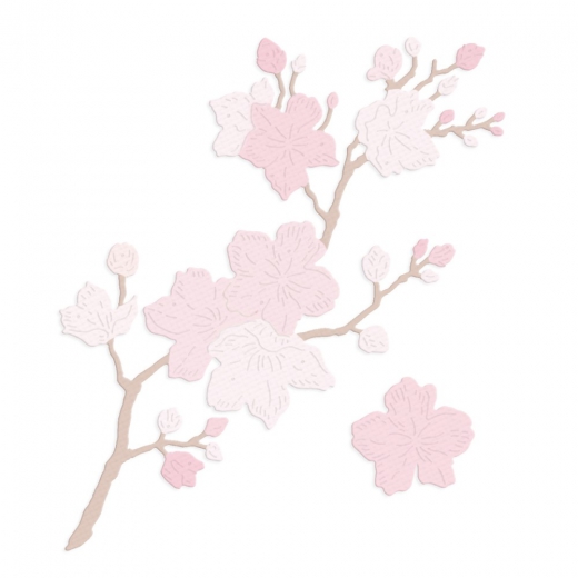 DP Craft zestaw wykrojników gałązka i kwiat magnolii 2szt