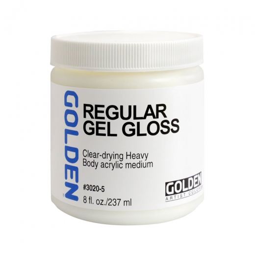 Golden regular gel gloss medium acrylic 237ml
