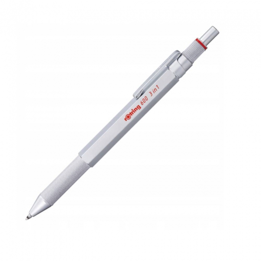 Rotring długopis i ołówek multipen silver 600 F/0,5mm
