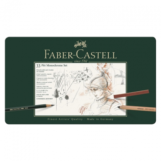 Faber-Castell pitt monochrome set of 33 pcs