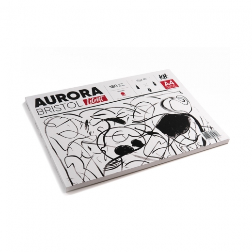 Aurora bristol light block 180g 40 sheets