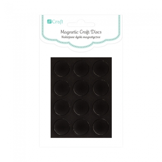 DP Craft adhesive magnetic disks 12 pieces 1.27 cm
