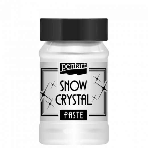 Pentart snow crystal paste with snow crystals 100ml