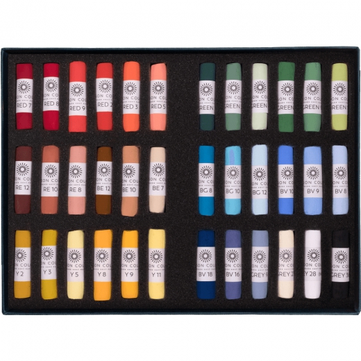 Unison Colour starter zestaw suchych pasteli w sztyfcie 36szt 740292