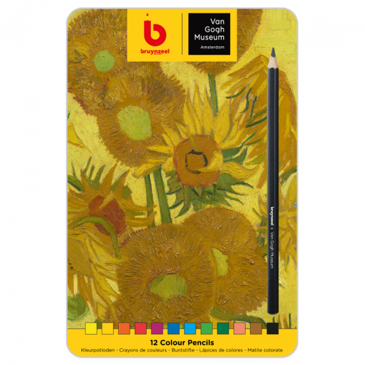 Talens bruynzeel Van Gogh Sunflowers set of 12 colored pencils