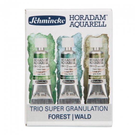 Schmincke horadam aquarell trio forest zestaw akwareli w tubie 3x5ml