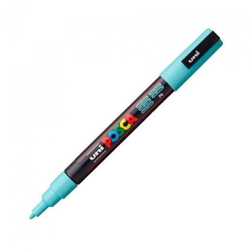 Posca uni 0.9-1.3mm pen with poster paint