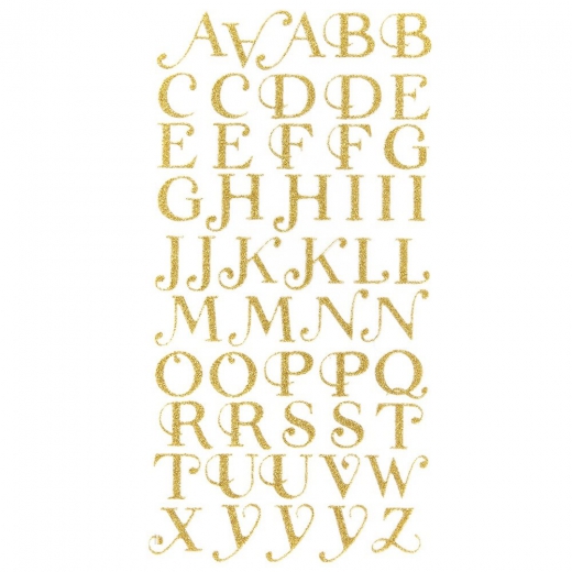 DP Craft naklejki alfabet duże litery 50szt