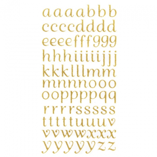 DP Craft naklejki alfabet małe litery 90szt