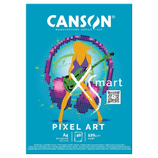 Canson XSmart Pixel Art Block A4 120g 40 Blatt