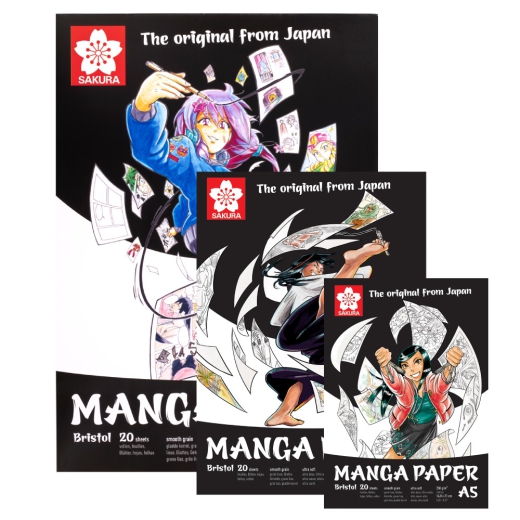 Sakura Manga Papier Marker Block 20ark 250g