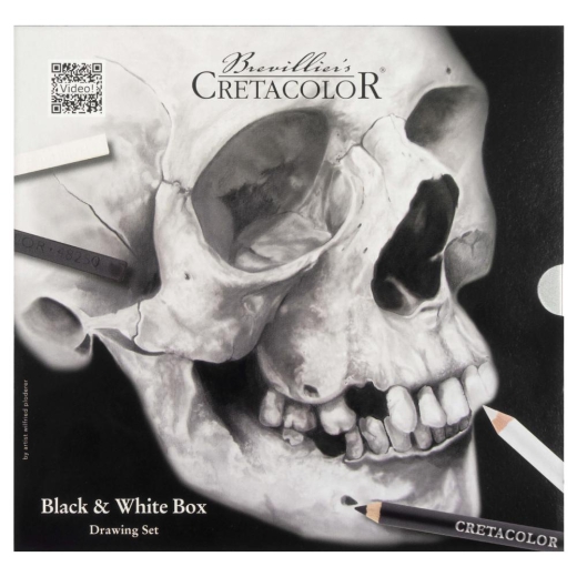 Cretacolor black&white zestaw szkicowy 25 elementów