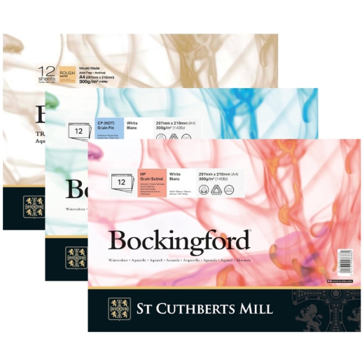 Bockingford watercolour block 300g 12ark