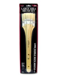 The set of 3 brushes ROYAL LANGNICKEL white bristles RART-120