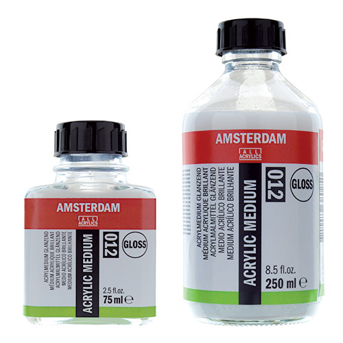 Talens amsterdam acrylic thinner with gloss 012