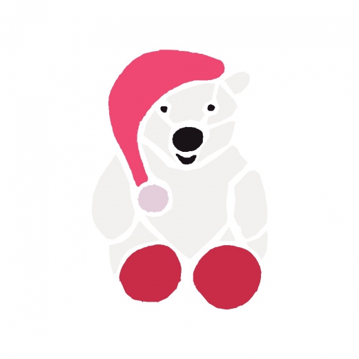 Christmas template - bear
