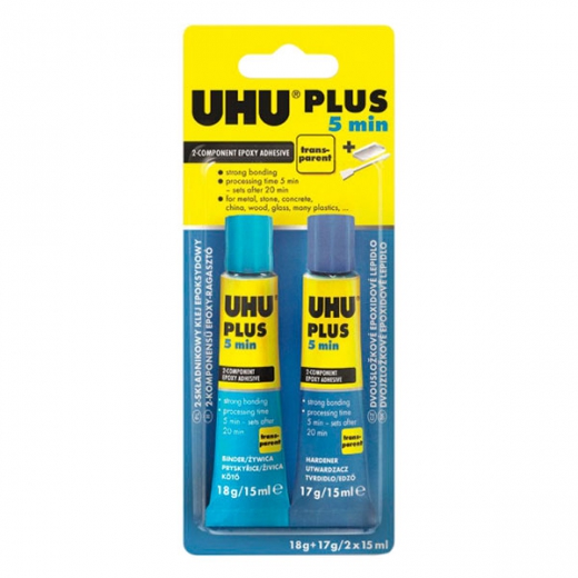 UHU plus 5min adhesive - epoxy adhesive