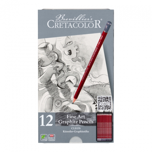 Cretacolor cleos graphite pencils 12 pieces