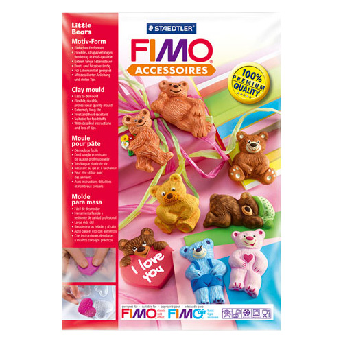 STAEDTLER FIMO form - small teddy bears