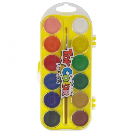 Toy Color zestaw akwareli 12 kolorów