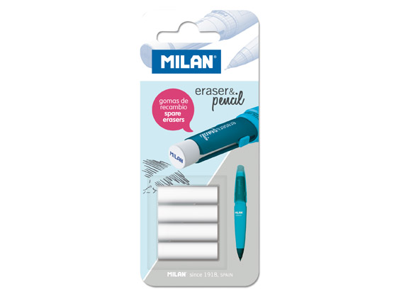 Milan set of 4 rubber pads (large) on the blister