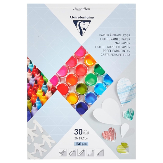 Blok Clairefontaine paper touch 160g 30ark A4