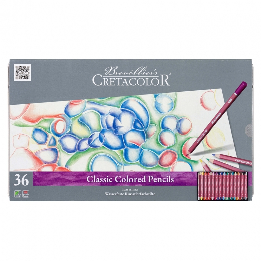 Cretacolor carmine set of 36 artistic crayons