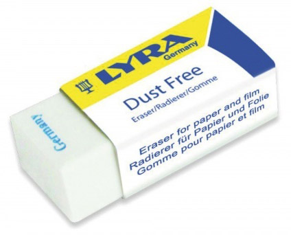 Lyra Eraser for paper and film Dust Free