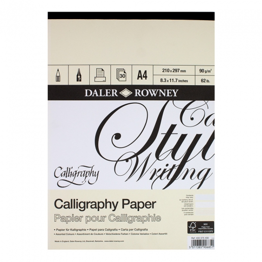 Blok Daler Rowney calligraphy pad A4