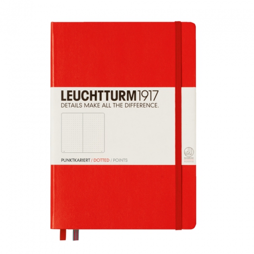 Notatnik LEUCHTTURM1917 medium A5 czerwony kropka