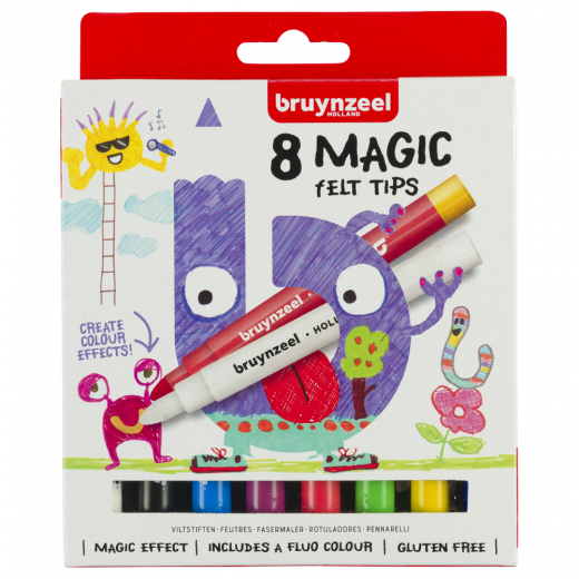 Bruynzeel set of 8 magic markers