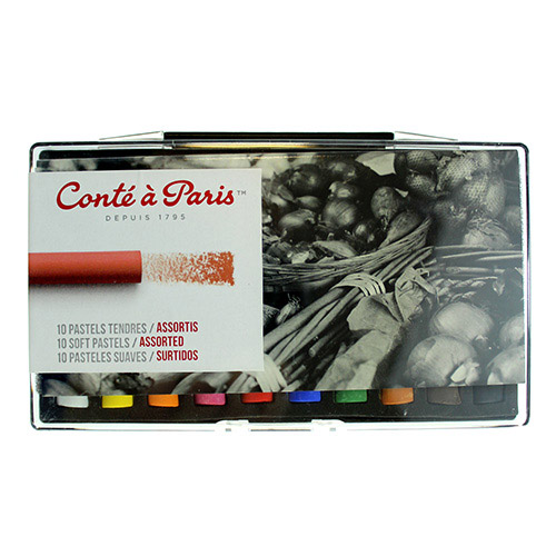 Conte a Paris zestaw 10 suchych pasteli w sztyfcie plastikowe op