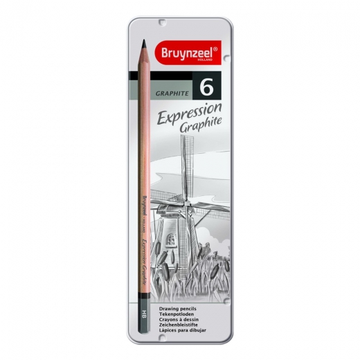 Bruynzeel expression graphite set of 6 pencils