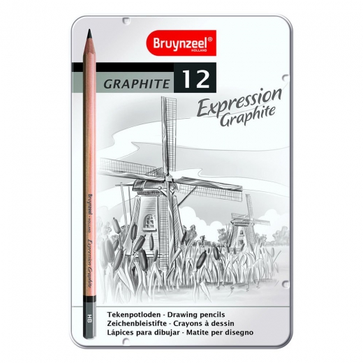 Bruynzeel expression graphite zestaw 12 ołówków 60311012