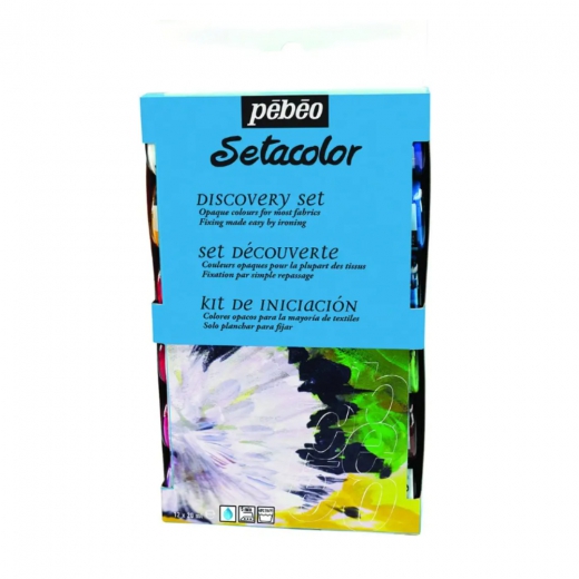 Pebeo setacolor set of fabric paints 12x20ml