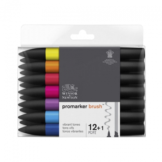 Winsor&Newton brushmarker set of 13 ton colours Set 1